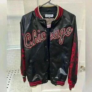 Authentic Chicago‎ Hardwood classics mitchell & ness bomber jacket size S